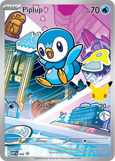 Pokemon Mega Evolution Promos Piplup #042