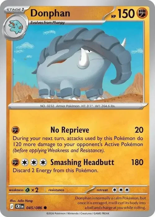 Pokemon Chaos Rising Donphan #45
