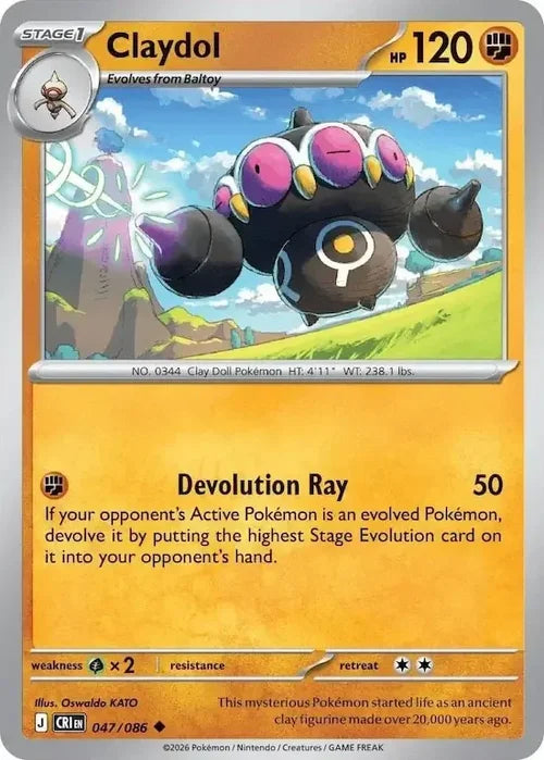 Pokemon Chaos Rising Claydol #47