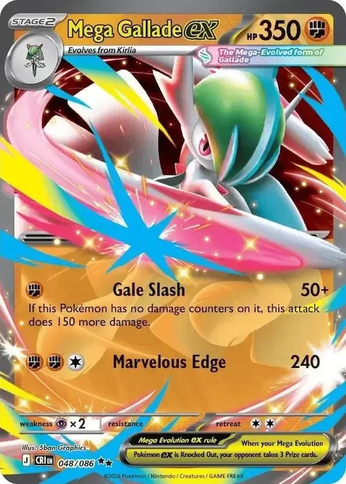 Pokemon Chaos Rising Mega Gallade #48