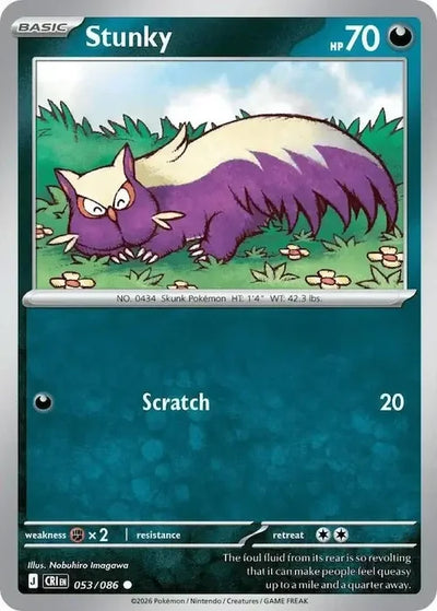 Pokemon Chaos Rising Stunky #53