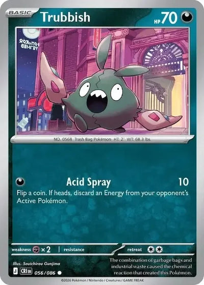 Pokemon Chaos Rising Trubbish #56
