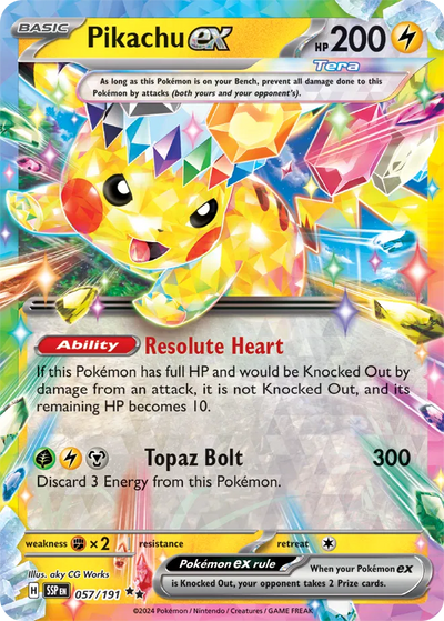 Pokemon Surging Sparks Pikachu #057