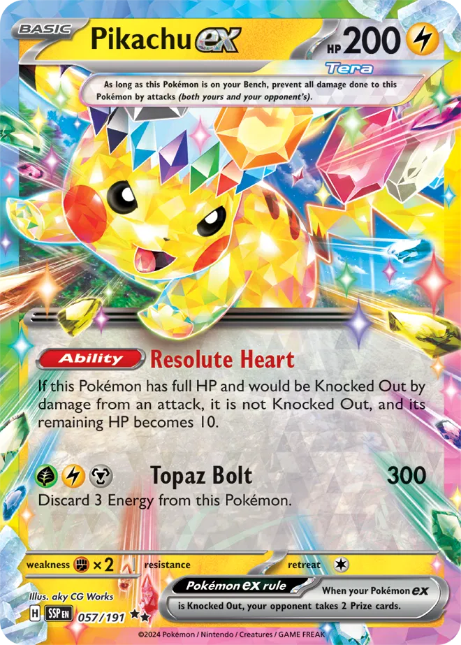 Pokemon Surging Sparks Pikachu #057