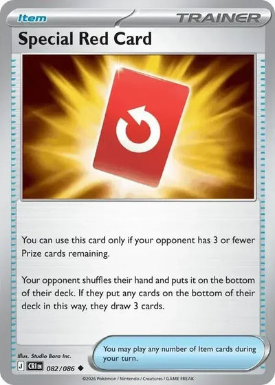 Pokemon Chaos Rising Special Red Card #82