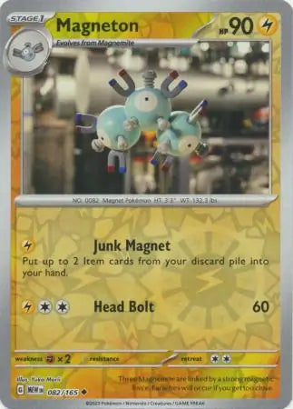 Pokemon Card 151 Magneton Reverse Holo #82