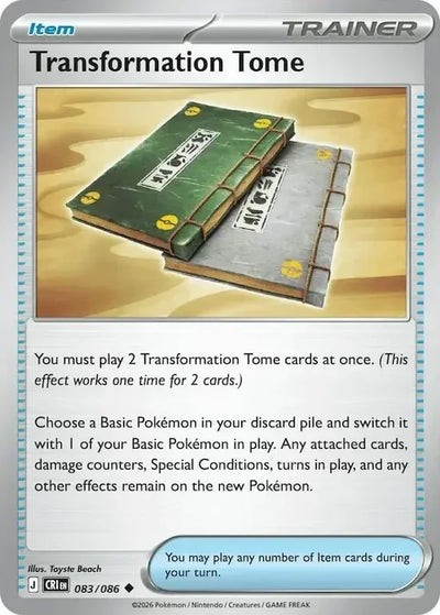 Pokemon Chaos Rising Transformation Tome #83