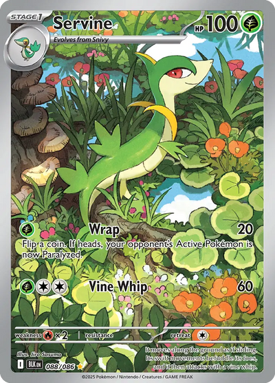 Pokemon Black Bolt Servine #088