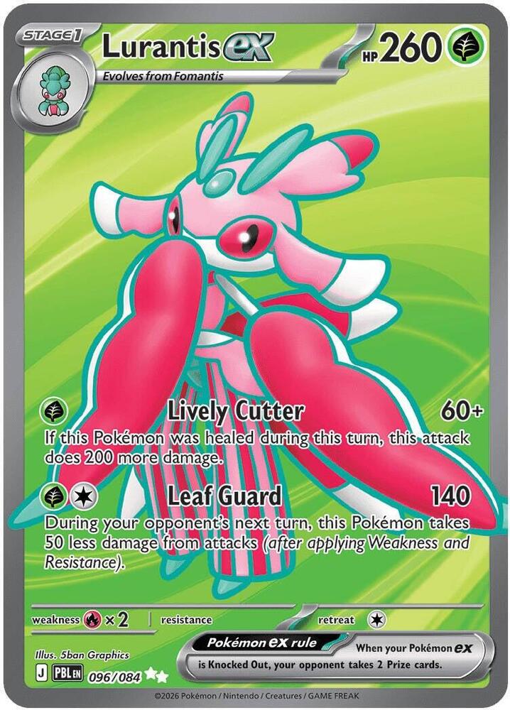 Pokemon Pitch Black Lurantis ex #096