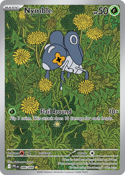 Pokemon Phantasmal Flames Nymble #096