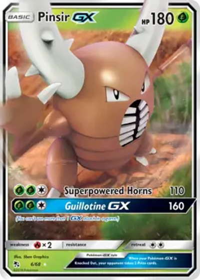Pokemon Hidden Fates Pinsir GX #6