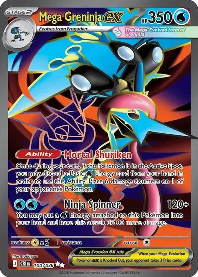 Pokemon Chaos Rising Mega Greninja #100