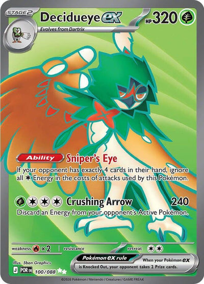Pokemon Perfect Order Decidueye ex #100