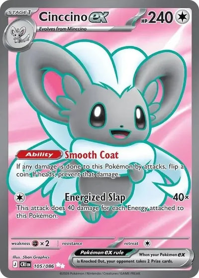 Pokemon Chaos Rising Cinccino #105