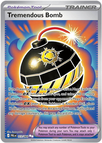 Pokemon Pitch Black Tremendous Bomb #113