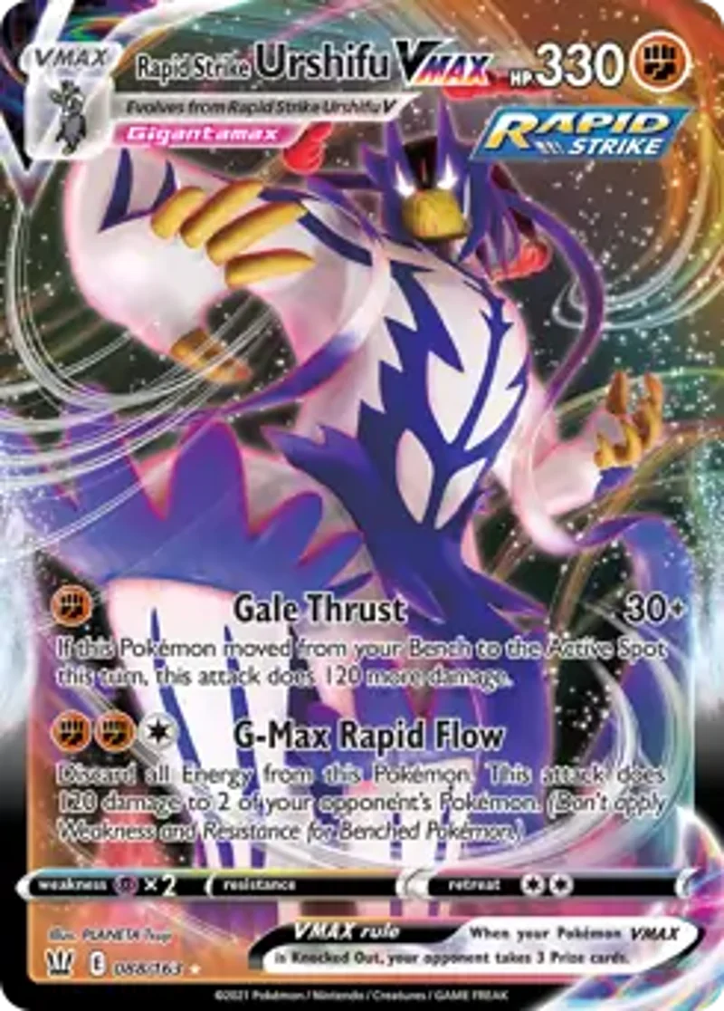 Pokemon Battle Styles Rapid Strike Urshifu VMAX #088