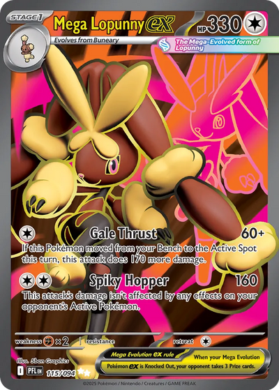 Pokemon Phantasmal Flames Mega Lopunny #115