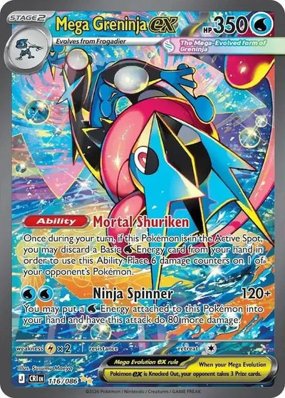 Pokemon Chaos Rising Mega Greninja #116