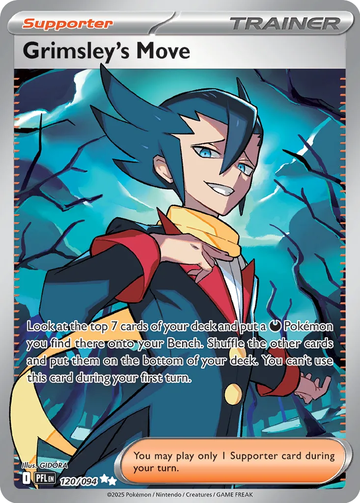 Pokemon Phantasmal Flames Grimsley's Move #120