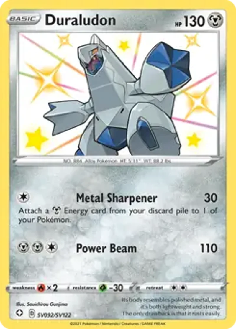 Pokemon Shining Fates Duraludon #SV092