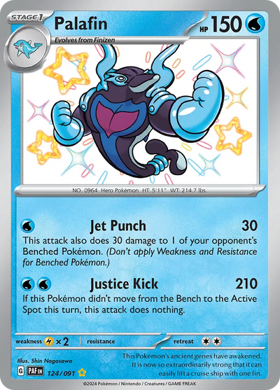 Pokemon Paldean Fates Palafin #124