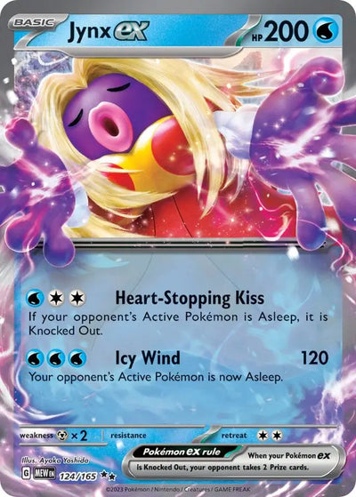 Pokemon Card 151 Jynx ex #124