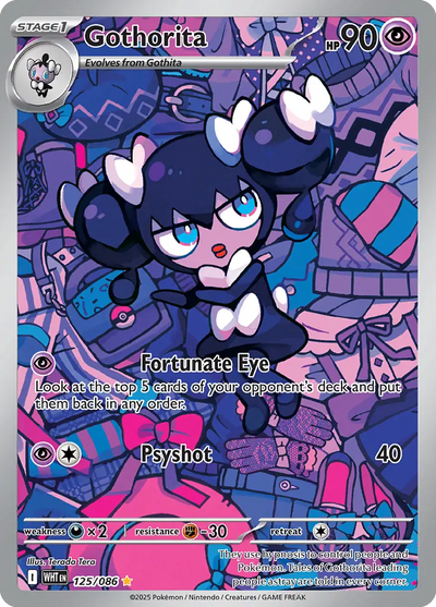 Pokemon White Flare Gothorita #125