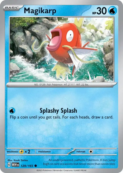 Pokemon Card 151 Magikarp #129