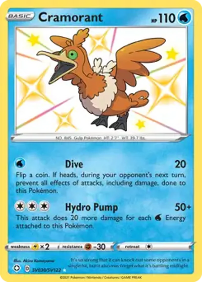 Pokemon Shining Fates Cramorant #SV030