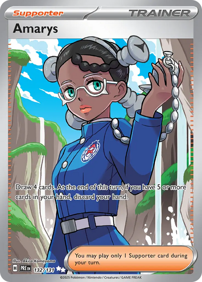 Pokemon Prismatic Evolutions Amarys #132