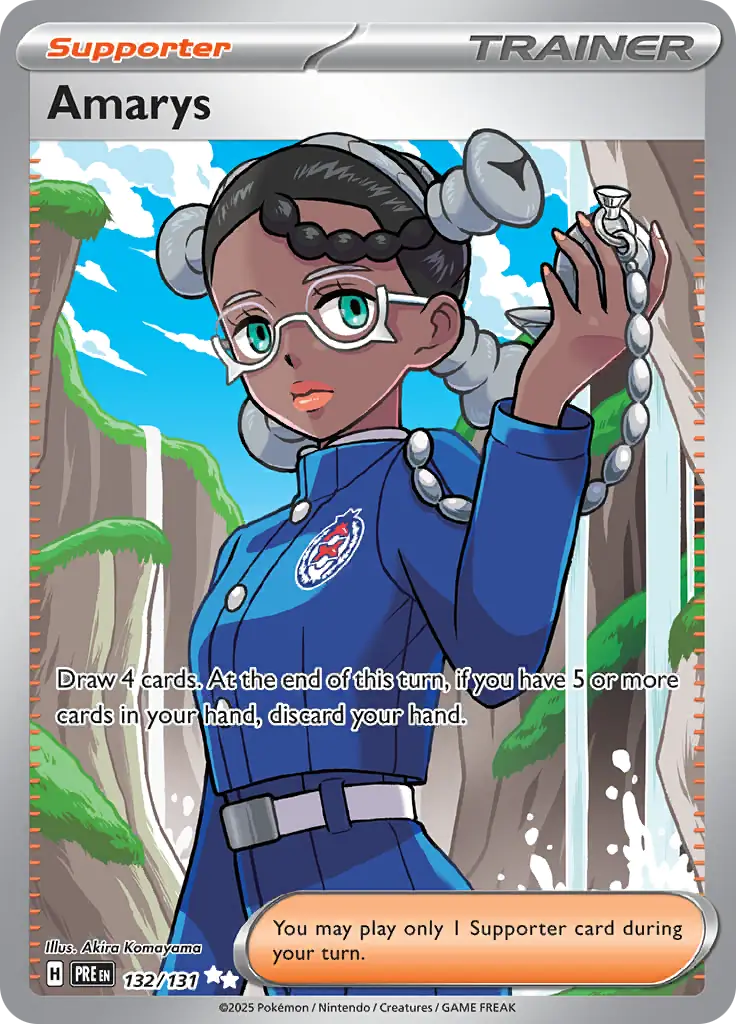 Pokemon Prismatic Evolutions Amarys #132