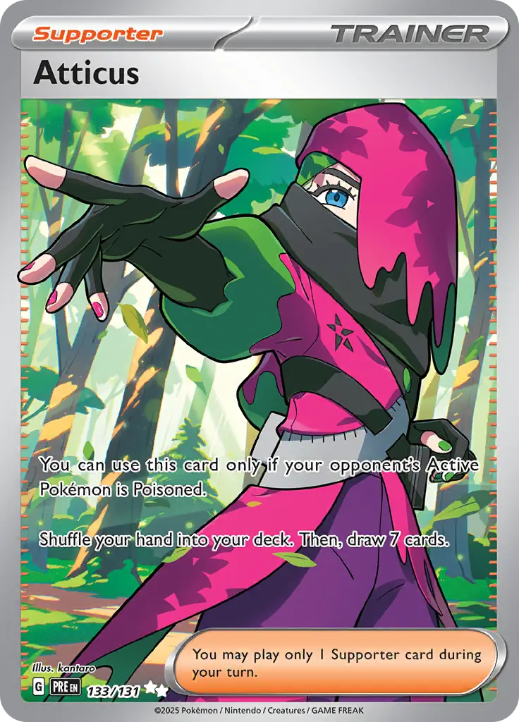 Pokemon Prismatic Evolutions Atticus #133