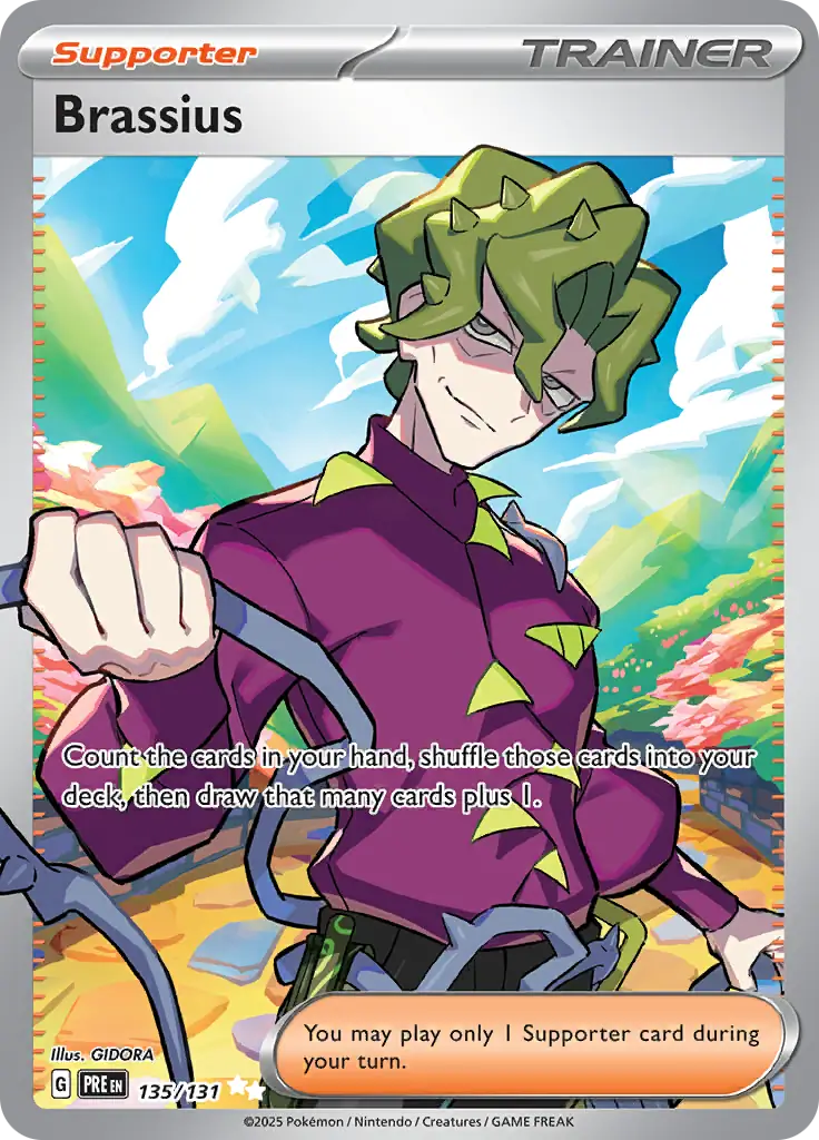 Pokemon Prismatic Evolutions Brassius #135