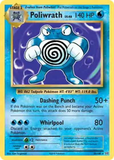 Pokemon Evolutions Poliwrath #25