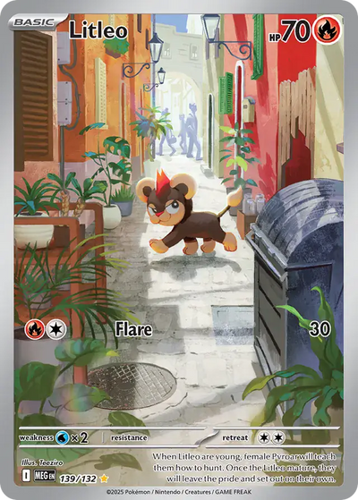 Pokemon Mega Evolution Litleo #139