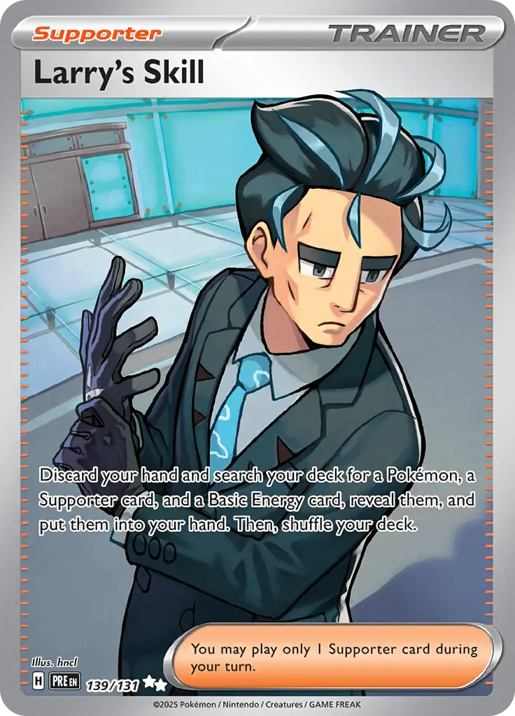 Pokemon Prismatic Evolutions Larry's Skill #139