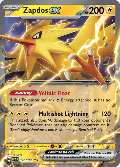 Pokemon Card 151 Zapdos ex #145