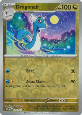 Pokemon Card 151 Dragonair Reverse Holo #148