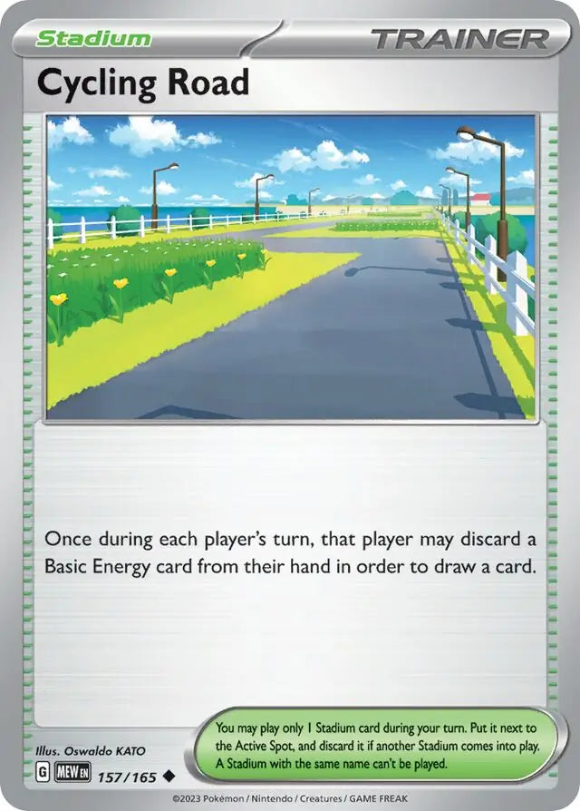 Pokemon Card 151 Cycling Road #157