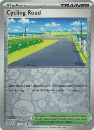 Pokemon Card 151 Cycling Road Reverse Holo #157
