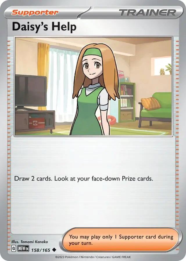 Pokemon Card 151 Daisy's Help #158