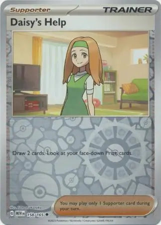 Pokemon Card 151 Daisy's Help Reverse Holo #158