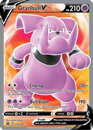 Pokemon Brilliant Stars Granbull V #159