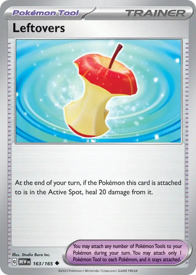 Pokemon Card 151 Leftovers #163