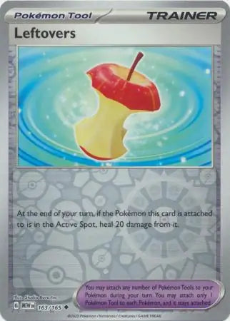 Pokemon Card 151 Leftovers Reverse Holo #163