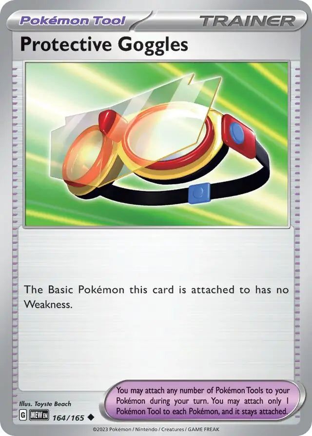 Pokemon Card 151 Protective Goggles #164