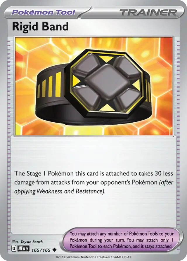 Pokemon Card 151 Rigid Band #165