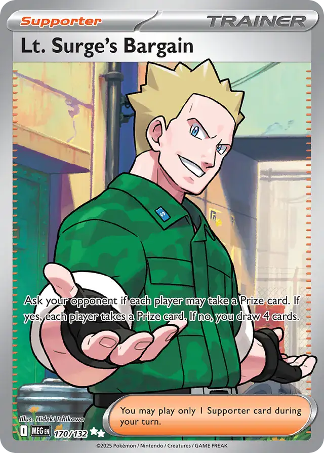 Pokemon Mega Evolution Lt. Surge's Bargain #170