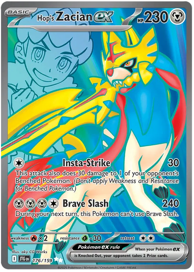 Pokemon Journey Together Hop's Zacian #176