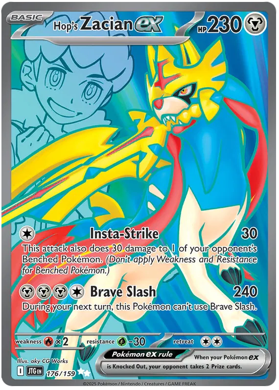 Pokemon Journey Together Hop's Zacian #176